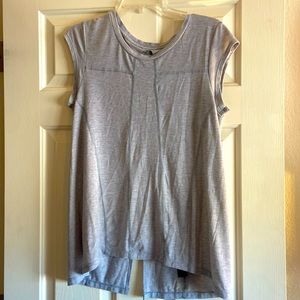 The North Face Blue/Gray Women’s Cap Sleeve Hiking Tee